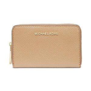 Michael Kors Jet Set Small Zip Around Card Case Black 2 One Size