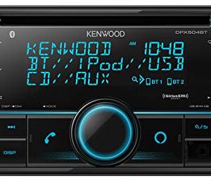 Kenwood DPX504BT Double DIN in-Dash CD Receiver with Bluetooth | Car Stereo CD Receiver with Amazon Alexa Voice Control | High-Contrast 3-line Display with Variable-Color Illumination