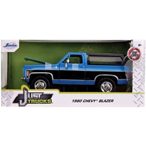 Jada Toys Just Trucks 1:24 1980 Chevrolet Blazer K5 Die-cast Car Blue/Black, Toys for Kids and Adults