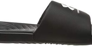 Under Armour Men's Ansa Fixed Strap Slide Sandal, Black (004)/Black, 9