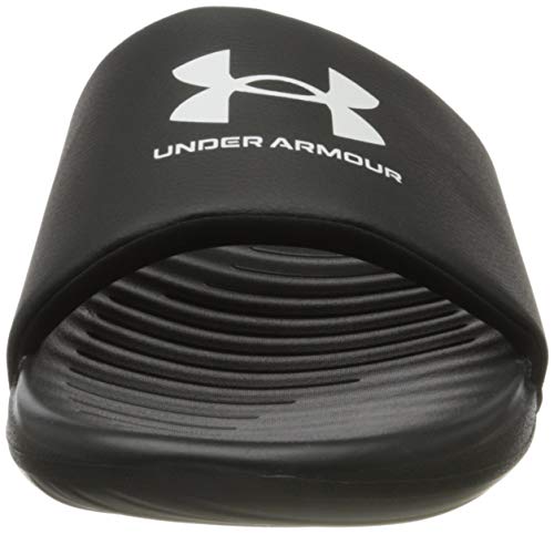 Under Armour Men's Ansa Fixed Strap Slide Sandal, Black (004)/Black, 9