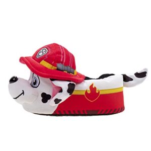 Nickelodeon Boys’ Paw Patrol Slippers –Plush Fuzzy Slippers: Chase, Marshall (Toddler/Boy), Size 5/6, Chase/Marshall