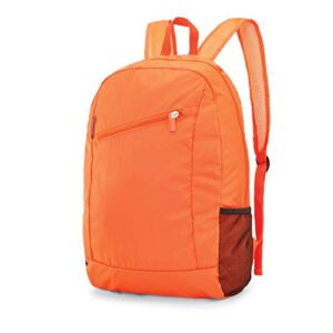 samsonite foldable backpack, orange tiger, one size