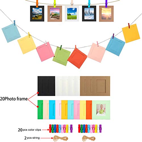 BigTrend 2x3 Inch Photo Paper Film Album Set for Fujifilm Instax Mini Camera, Polaroid Snap, Z2300, SocialMatic Instant Cameras & Zip Instant Printer (Panda, 64 Pockets)