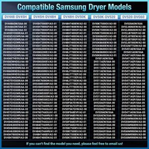 Upgraded Dryer Repair Kit for DC97-16782A Samsung Dryer Roller Replacement Kit, 6602-001655/5ph2337 Dryer Belt, DC93-00634A Dryer Idler Pulley, Replacement for Samsung Dryer Parts (Figures 6 and 7)