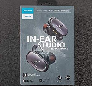 Anker Soundcore Liberty 2 Pro True Wireless Earbuds with Astria Coaxial Acoustic Architecture, in-Ear Studio Performance, 8-Hour Playtime, HearID Personalized EQ, Wireless Charging (Renewed)