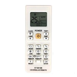 bestol 4000 in 1 universal air conditioner remote control kt-9018e lcd ac fernbedienung