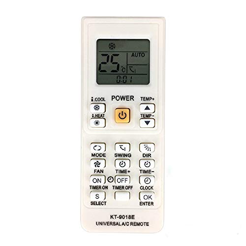 Bestol 4000 in 1 Universal Air Conditioner Remote Control KT-9018E LCD AC Fernbedienung