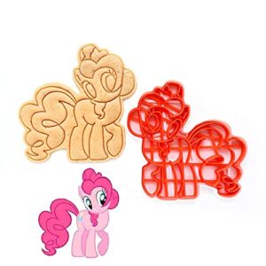 cookie cutter by 3dforme, little pony, pinki pie cake fondant frame mold for buscuit (pinkie pie 1)