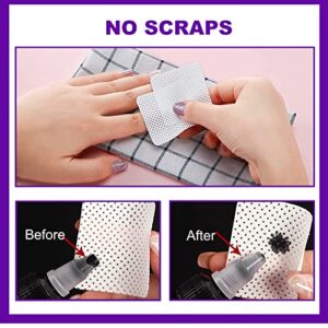 Lint Free Nail Wipes INFILILA Nail Polish Remover 540PCS Super Absorbent Soft Nail Pliosh Remover Pads Lint Free Wipes