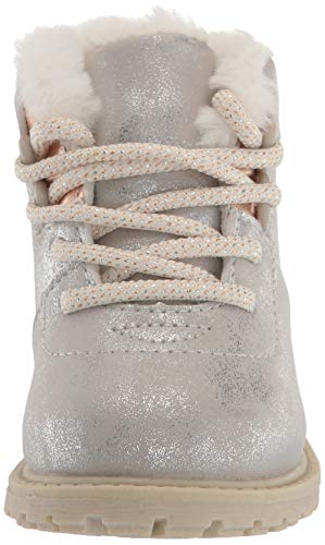 OshKosh B'Gosh girls Fashion Boot, Ivory, 4 Toddler US