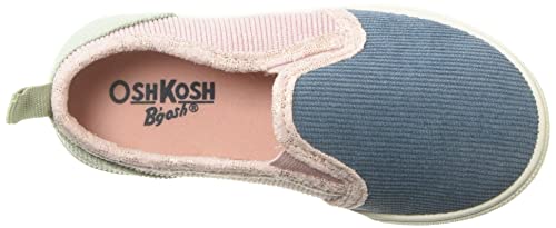 OshKosh BGosh Girls Sneaker, Navy/Multi, 12 Toddler