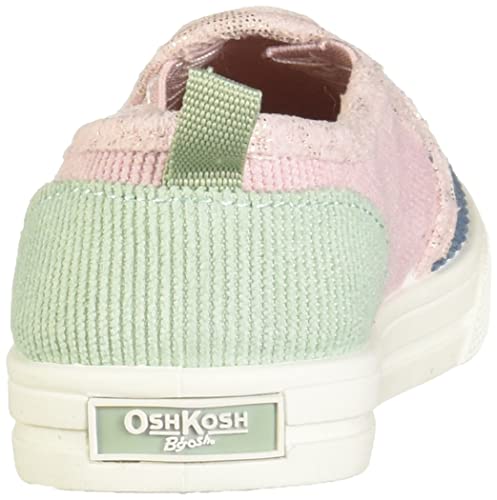 OshKosh BGosh Girls Sneaker, Navy/Multi, 12 Toddler