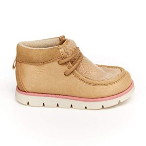 OshKosh B'Gosh Girls' MAYPLE Boot Snow, Tan, 12 medium US