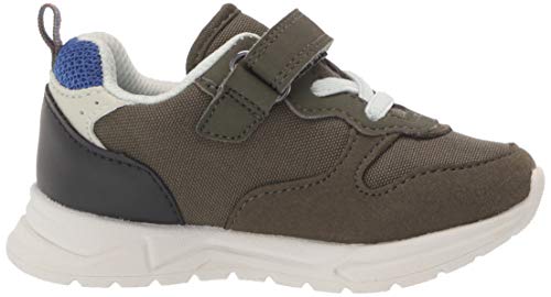 OshKosh B'Gosh Boys Sneaker, Olive, 4 Toddler