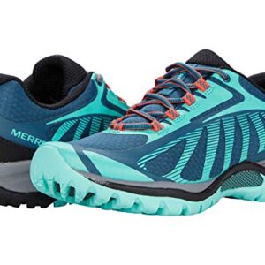 Merrell womens Siren Edge 3 Hiking Shoe, Polar/Wave, 8.5 US