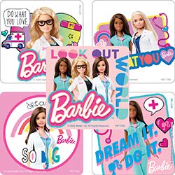 barbie doctor stickers - prizes 100 per pack