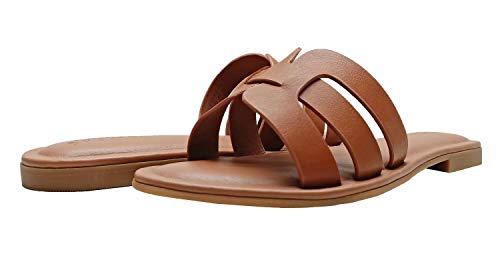 The Drop Women's Monika Sandal, Mocha, 7.5 B US