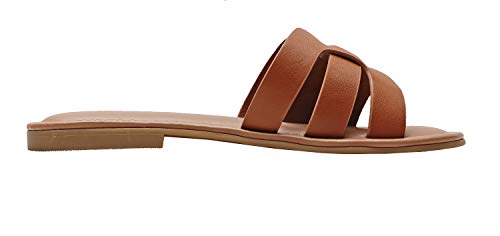 The Drop Women's Monika Sandal, Mocha, 7.5 B US