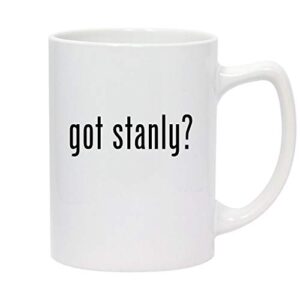 molandra products got stanly? - 14oz white ceramic statesman coffee mug