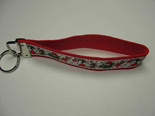 Max Cindy Lou Who Christmas in Red Key fob Strap or Key - Purse or Wallet Strap