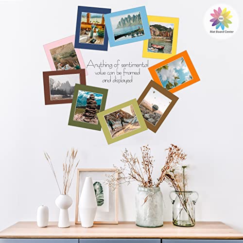 Mat Board Center, 16x20 Uncut Photo Mat Boards - Full Sheet - for Art, Prints, Photos, Prints and More, Mixed Color, 25-Pack