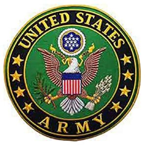 embroidered us army logo patch 5 inches