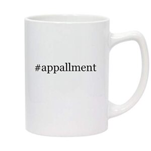 molandra products #appallment - 14oz hashtag white ceramic statesman coffee mug