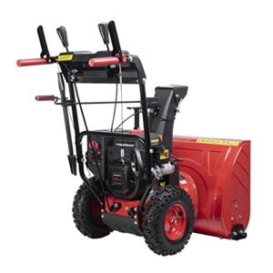 PowerSmart Snow Blower 24 Inch 2-Stage 212cc Engine Gas Powered with Electric Start PS24