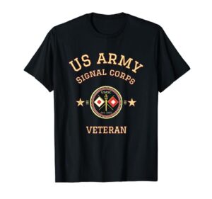 us army veteran signal officer military army engineer gift t-shirt