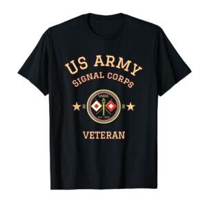 Us Army Veteran Signal Officer Military Army Engineer Gift T-Shirt