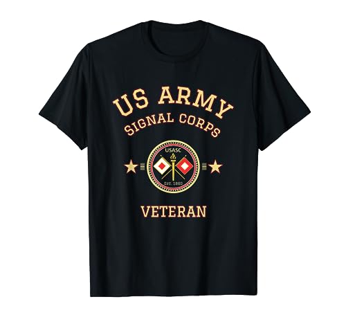 Us Army Veteran Signal Officer Military Army Engineer Gift T-Shirt