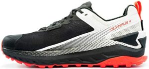 altra men's al0a4vqm olympus 4 trail running shoe, black/white - 8.5 m us