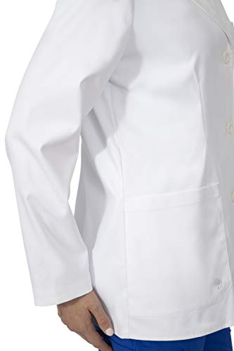 Healing Hands White Lab Coat 5 Pocket 5160 Flo Full Sleeve Women's Consult Lab Coat The White Coat Minimalist Collection White XL