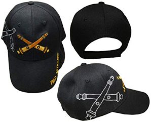 trade winds u.s. army field artillery military cap u.s. army black military hat