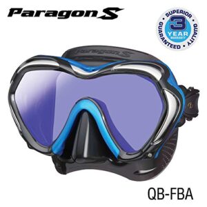 TUSA M-1007 Paragon S Scuba Diving Mask, Fishtail Blue