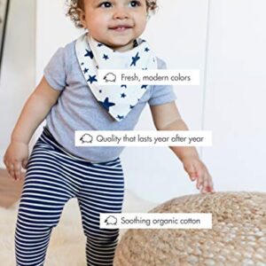 Moon and Back by Hanna Andersson Baby Girls' Organic Play Dress with Diaper Cover, Navy/Ecru, 6-12 Months