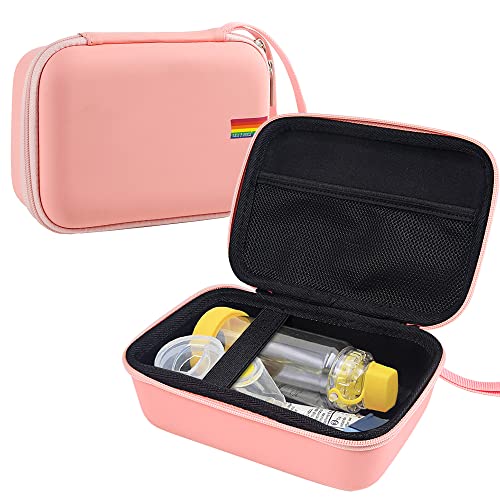 Leayjeen Portable Suitcase is Compatible with other Accessories such as Asthma Inhaler, Masks,Inhaler Spacer for Kids and Adults.(Case Only)