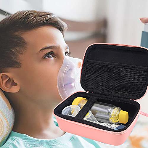 Leayjeen Portable Suitcase is Compatible with other Accessories such as Asthma Inhaler, Masks,Inhaler Spacer for Kids and Adults.(Case Only)
