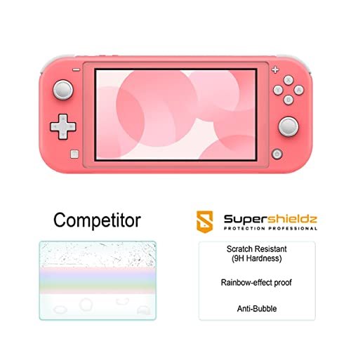 Supershieldz (2 Pack) Designed for Nintendo (Switch Lite) Tempered Glass Screen Protector, 0.32mm, Anti Scratch, Bubble Free