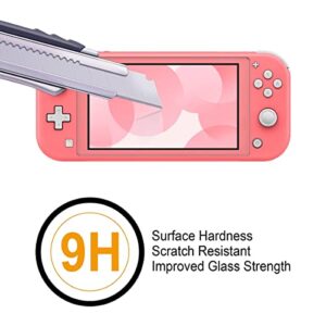 Supershieldz (2 Pack) Designed for Nintendo (Switch Lite) Tempered Glass Screen Protector, 0.32mm, Anti Scratch, Bubble Free
