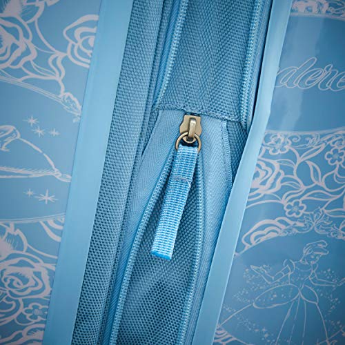 AMERICAN TOURISTER Disney Hardside Luggage with Spinner Wheels, Light Blue, Carry-On 21-Inch