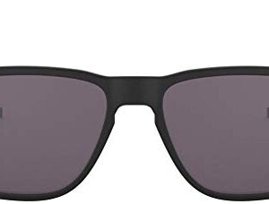 Oakley Men's OO9469 Wheel House Square Sunglasses, Satin Black/Prizm Grey, 54 mm