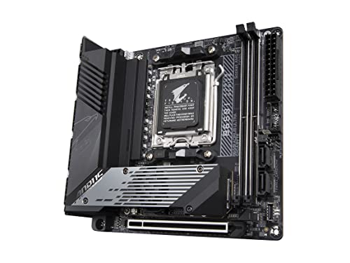 GIGABYTE B650I AORUS Ultra (AM5/ LGA 1718/ AMD/ B650/ Mini-ITX/ 5-Year Warranty/ DDR5/ PCIe 5.0 M.2/ PCIe 5.0/ USB 3.2 Gen2X2 Type-C/Wi-Fi 6E/ Intel 2.5GbE LAN/Q-Flash Plus/EZ-Latch/Motherboard)