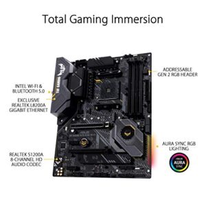 ASUS TUF GAMING X570-PLUS Motherboard ,WI-FI, Socket AM4, USB-C Gen2 AMD (Renewed)