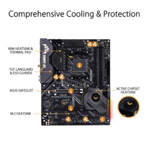 ASUS TUF GAMING X570-PLUS Motherboard ,WI-FI, Socket AM4, USB-C Gen2 AMD (Renewed)