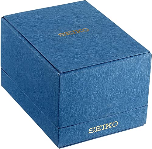 SEIKO SUR312 Watch for Men - Essentials Collection - White Dial, Date Calendar, LumiBrite Hands, Gold-Tone Stainless Steel Case & Bracelet, and 100m Water Resistant