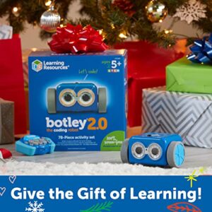 Learning Resources Botley The Coding Robot 2.0 Activity Set - 78 Pieces, Ages 5+, Coding Robot for Kids, STEM Toys for Kids, Early Programming and Coding Games for Kids, for Kids