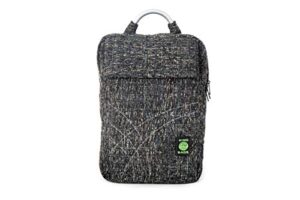 dime bags slab bag hemp backpack with padded laptop compartment and secret pocket (concrete)