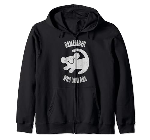 Disney The Lion King Simba Remember Who You Are Simple Zip Hoodie